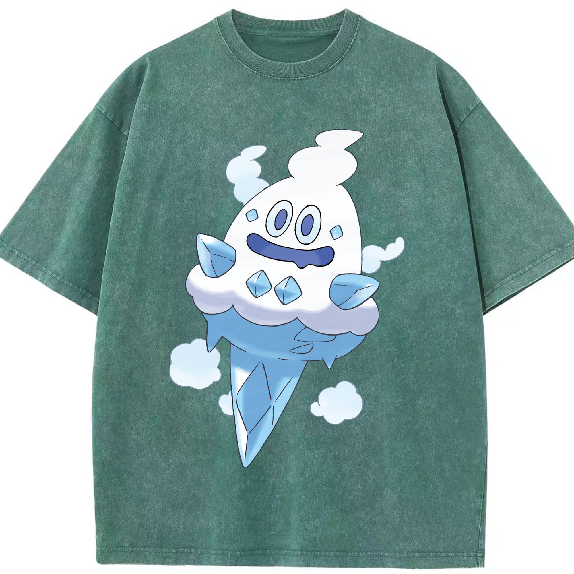 （画像用） ポケットモンスター Pokémon 綿100% ヴィンテージ風 半袖Tシャツ（フロントプリント）
